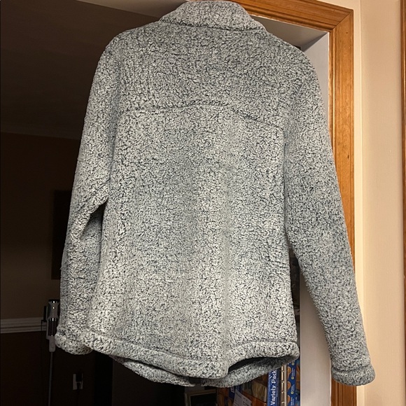 Columbia Heathered Gray Sherpa Jacket - Picture 4 of 4